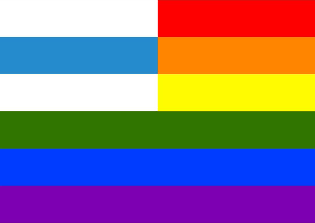 Rainbow Flag Zug png transparent