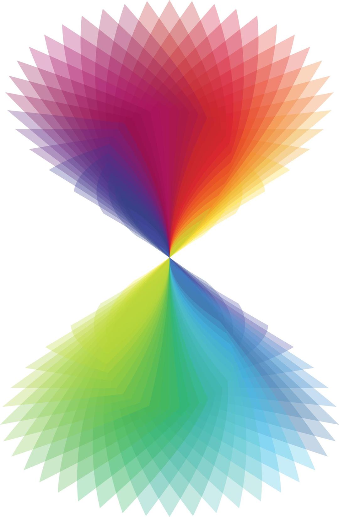 Rainbow Hourglass png transparent