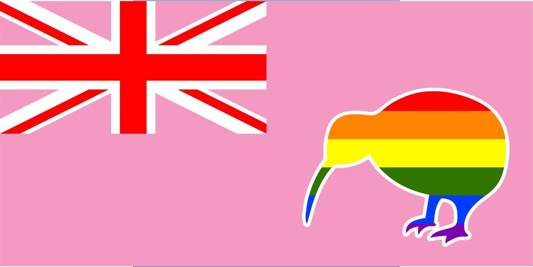 Rainbow New Zealand Flag 2 png transparent