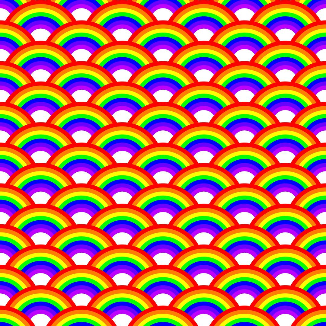 Rainbow pattern png transparent