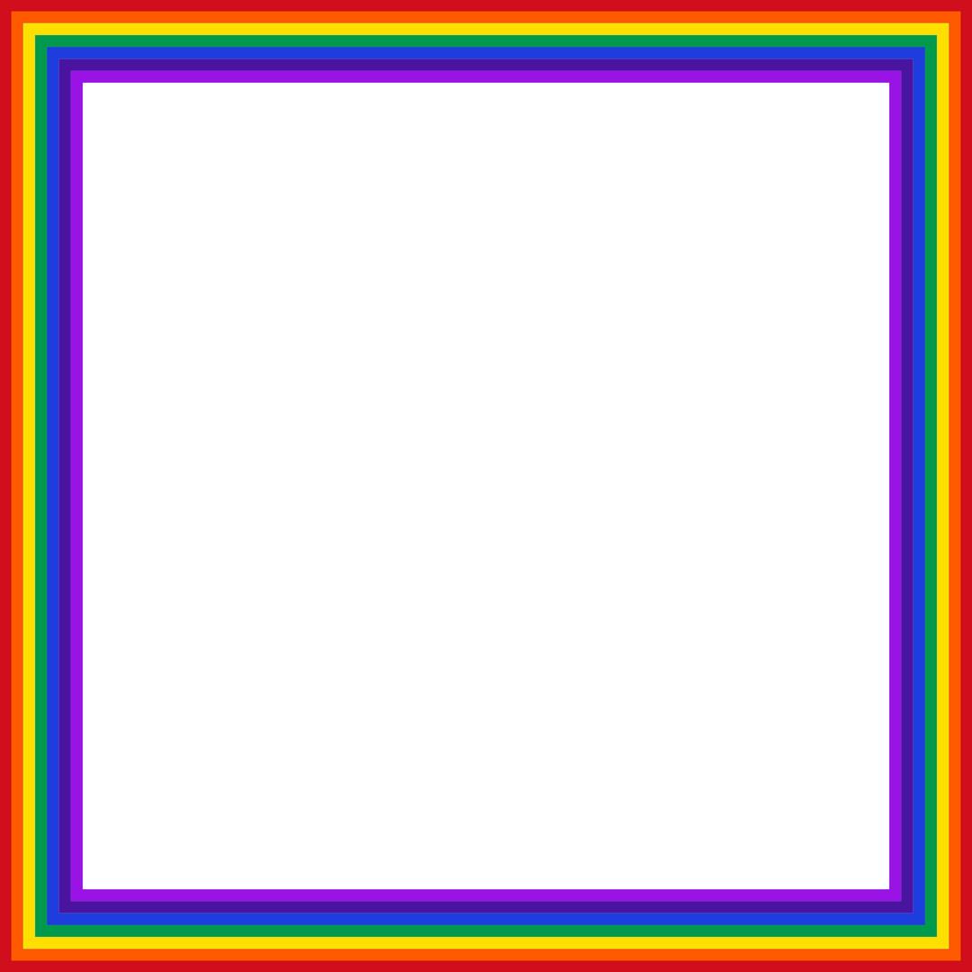 Rainbow Square png transparent