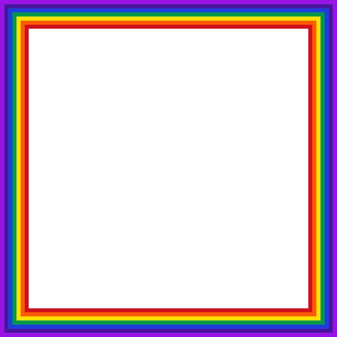 Rainbow Square 2 png transparent