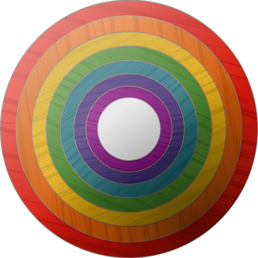 Rainbow Target png transparent
