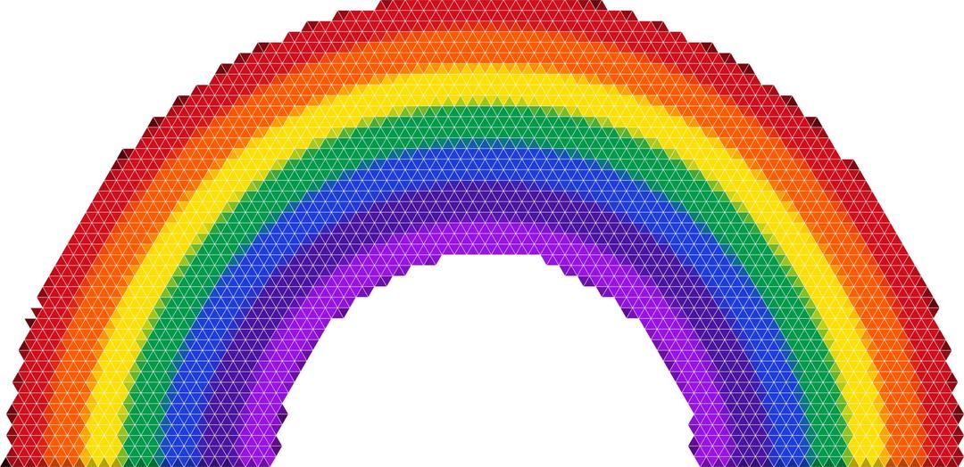 Rainbow Triangles png transparent