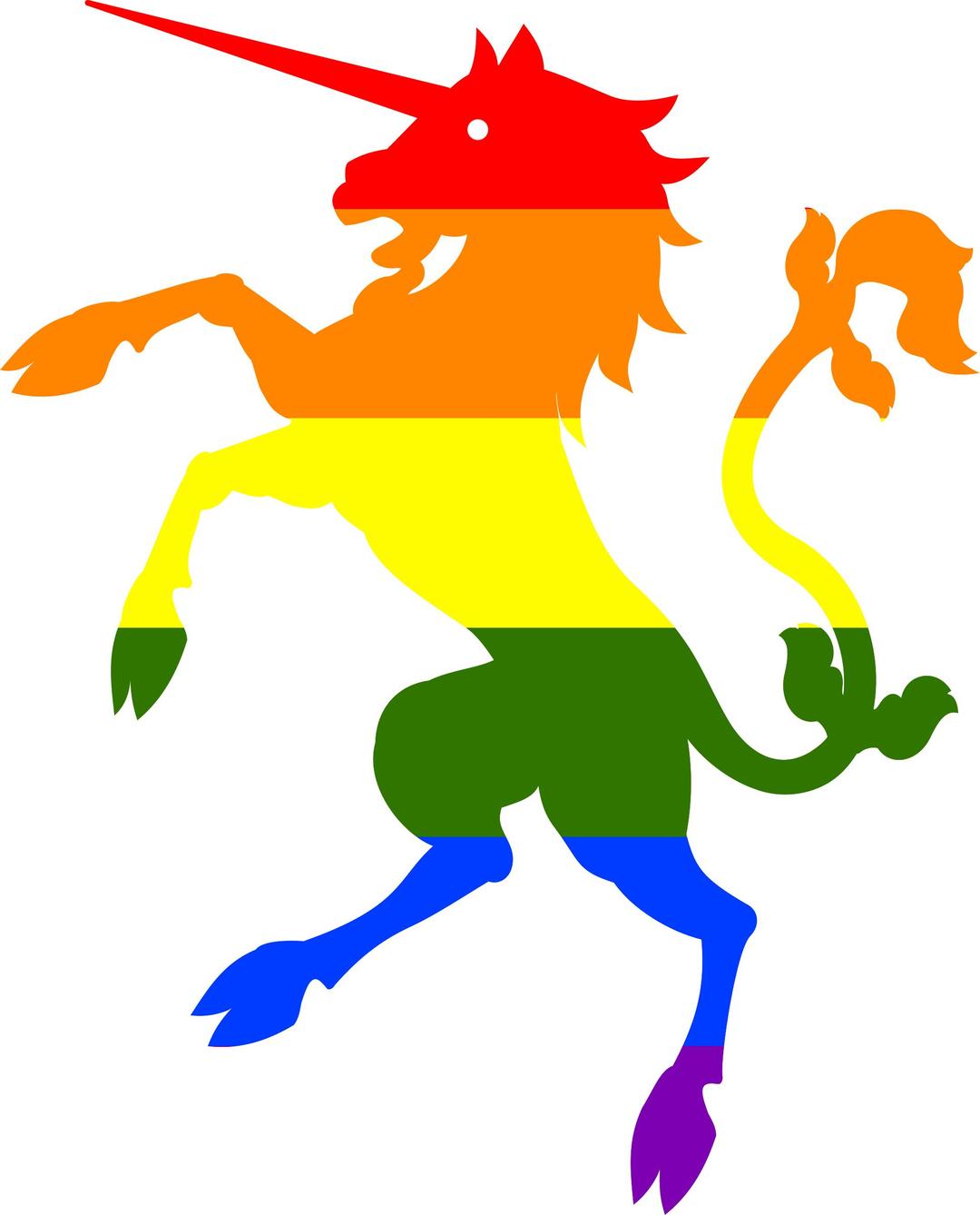 Rainbow Unicorn png transparent