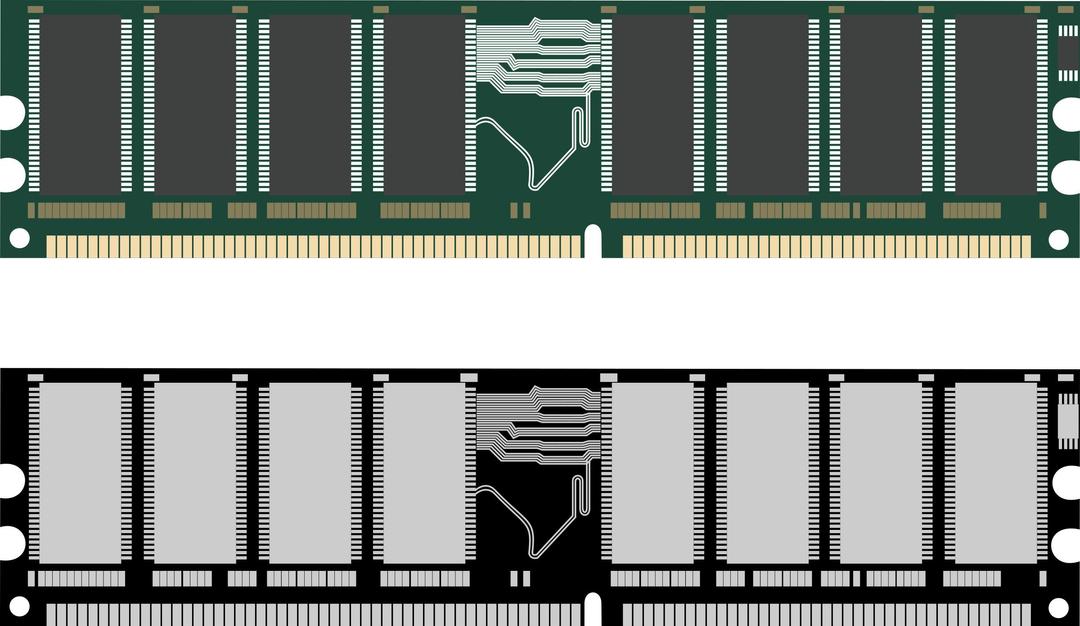 RAM memory card png transparent