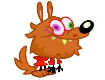 Randall the Little Red Riding Wolf png transparent