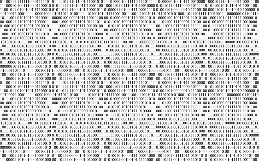 Random Binary Numbers png transparent