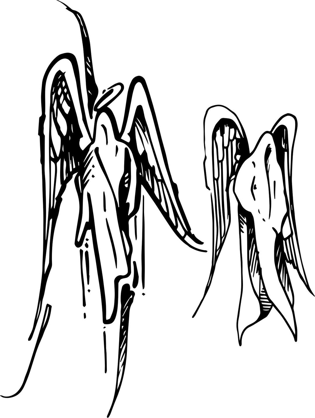 Raseone Angels Doodle png transparent