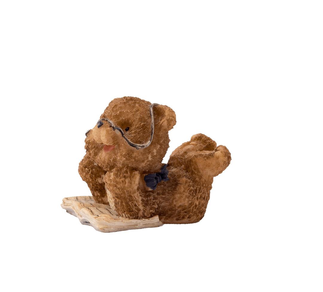 Reading Bear Toy png transparent