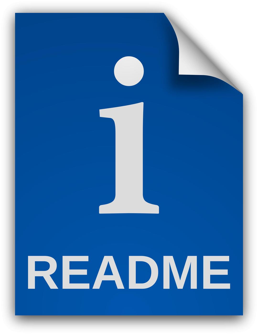 Readme Document Icon png transparent