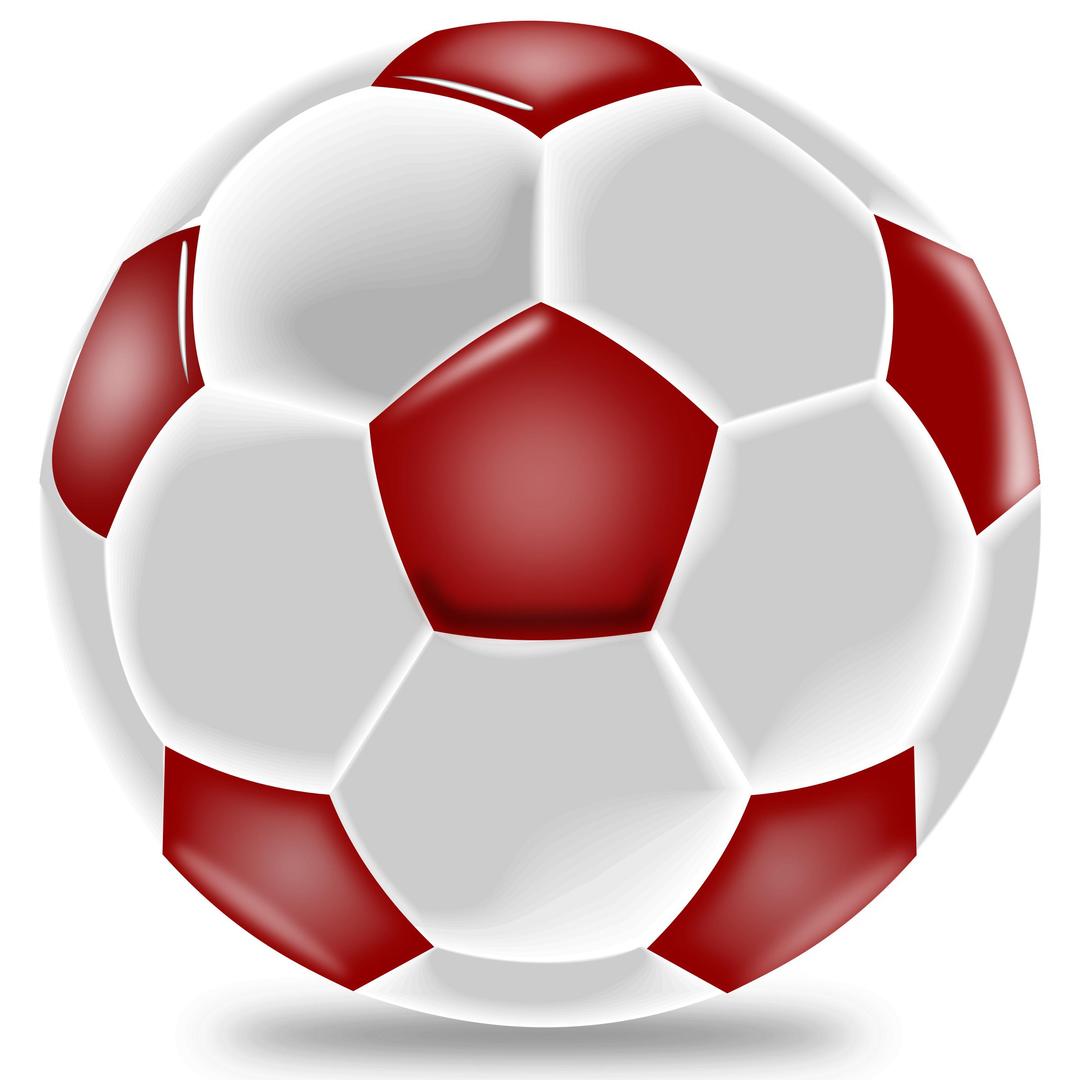 Realistic soccer ball png transparent