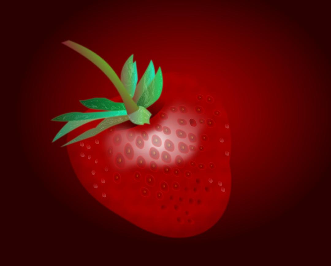 Realistic strawberry png transparent
