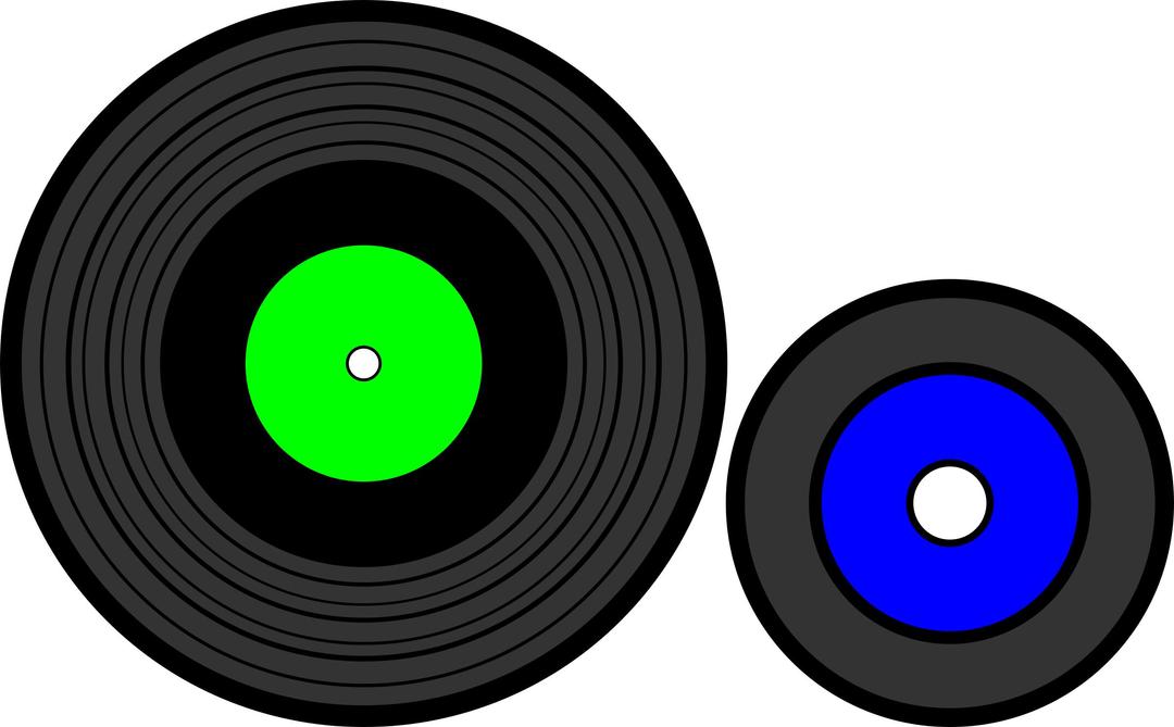 Records, LP and png transparent