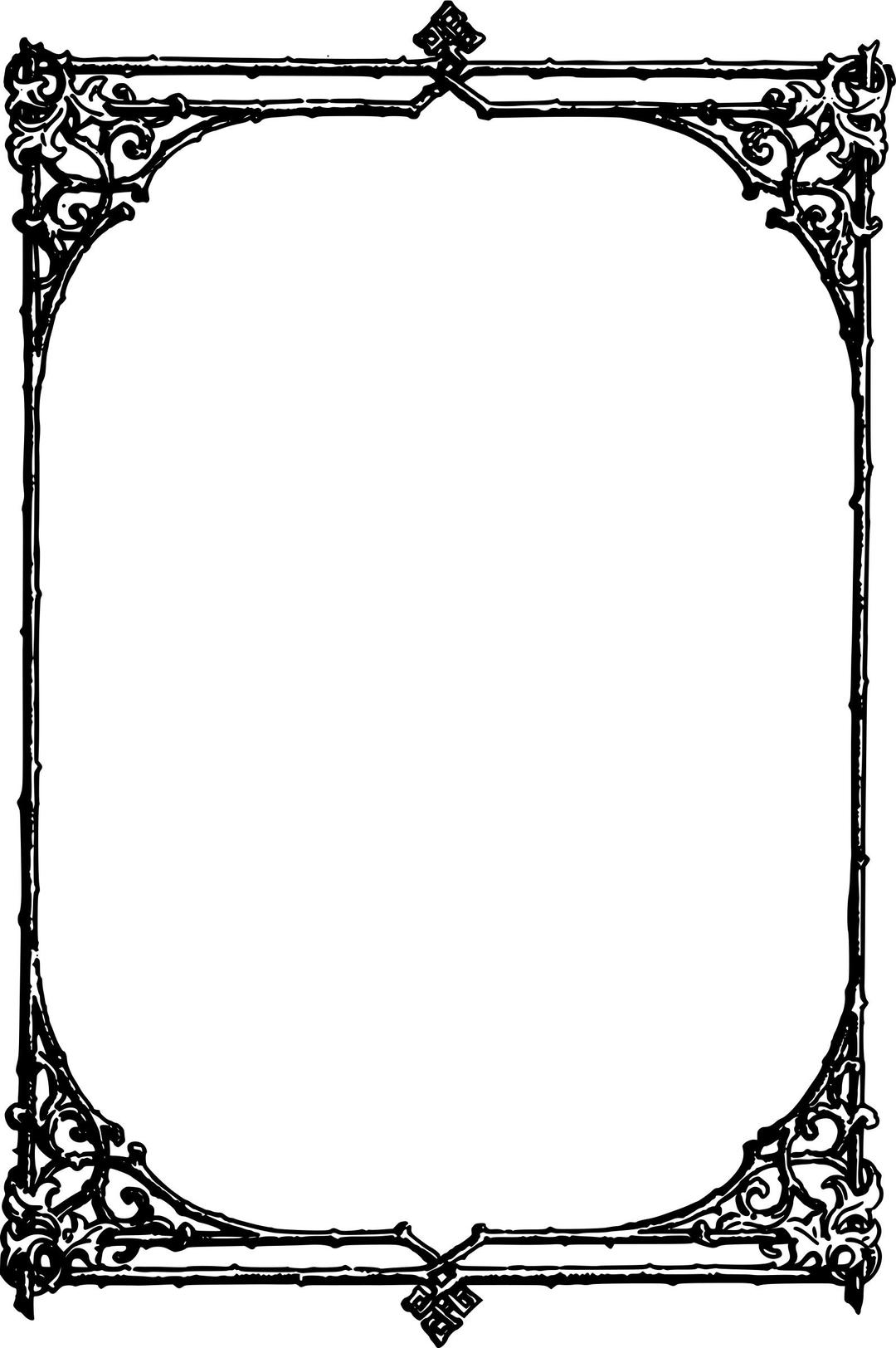 Rectangular frame png transparent