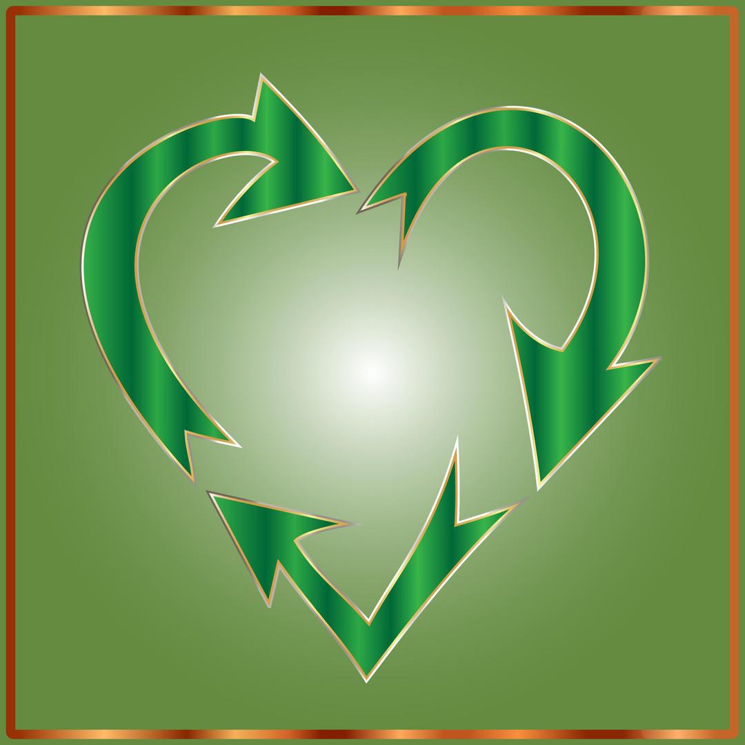 Recycle Heart Remix png transparent