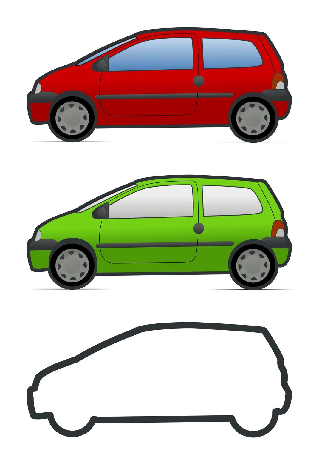 red and green renault twingo png transparent