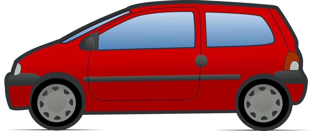 red and green renault twingo 2 png transparent
