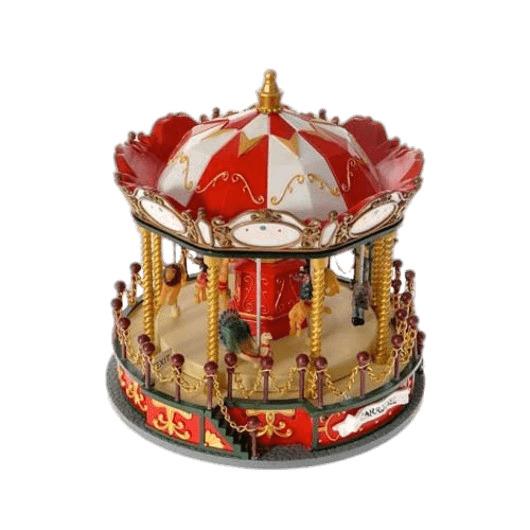 Red and White Merry Go Round png transparent