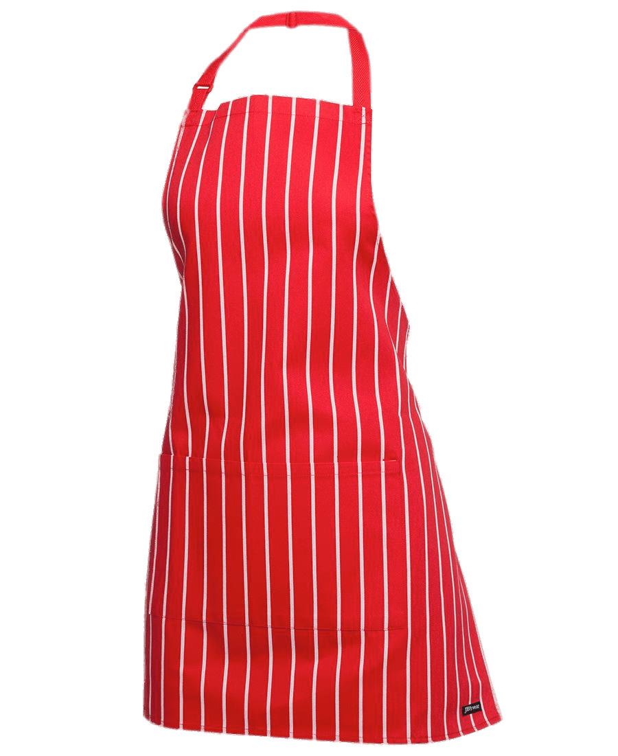 Red and White Striped Apron png transparent