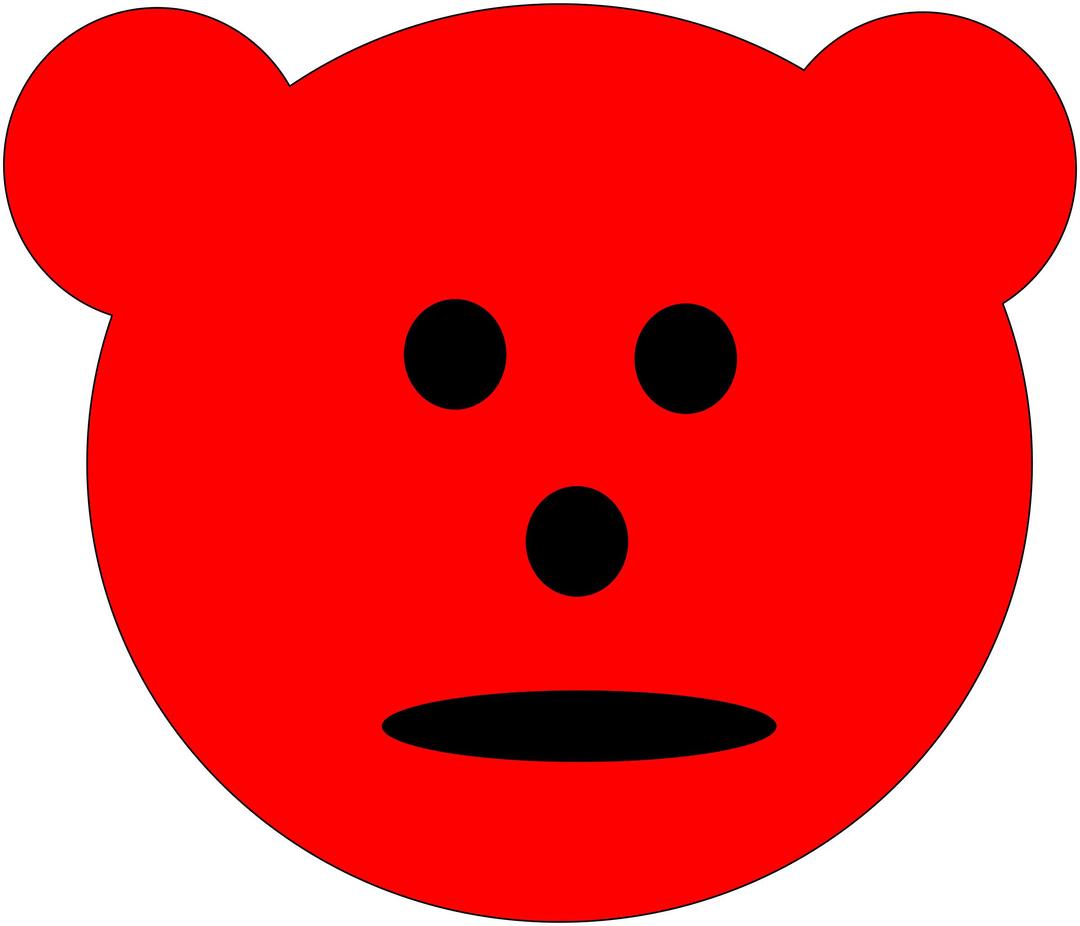 Red Bear png transparent