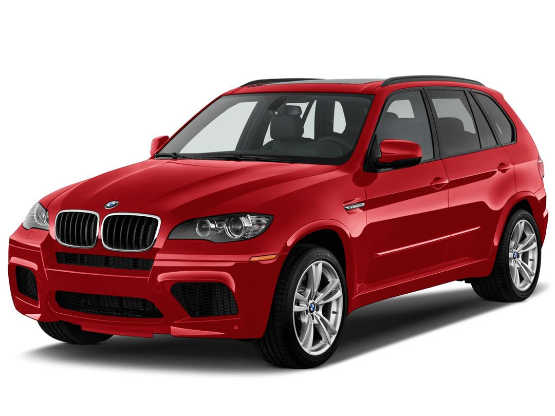 Red Bmw X5 png transparent