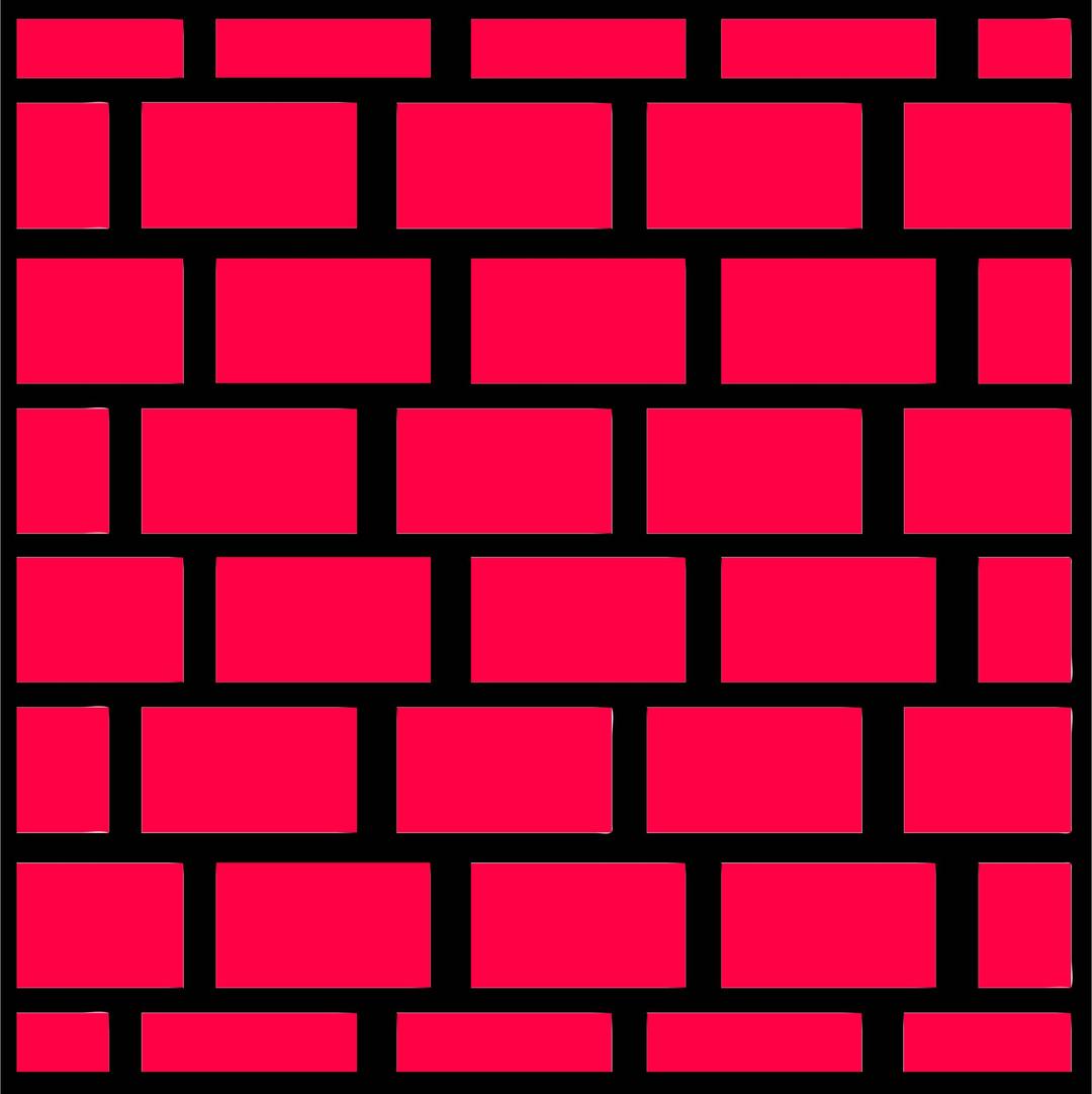 Red brick wall png transparent