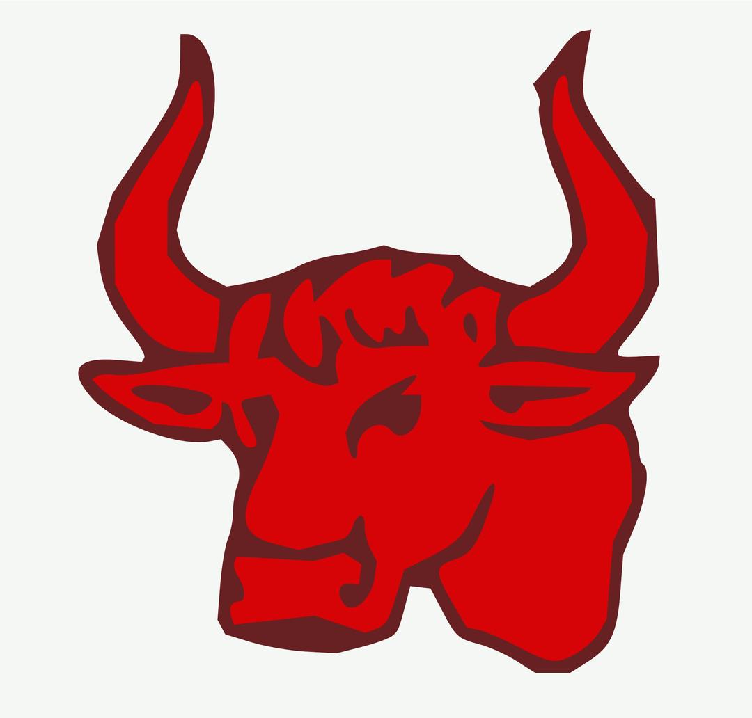 Red bull head png transparent