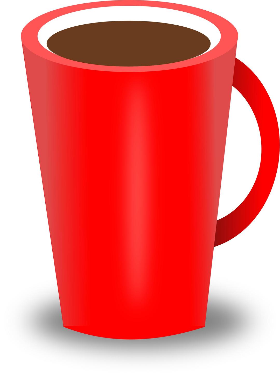 Red Coffee Cup  png transparent