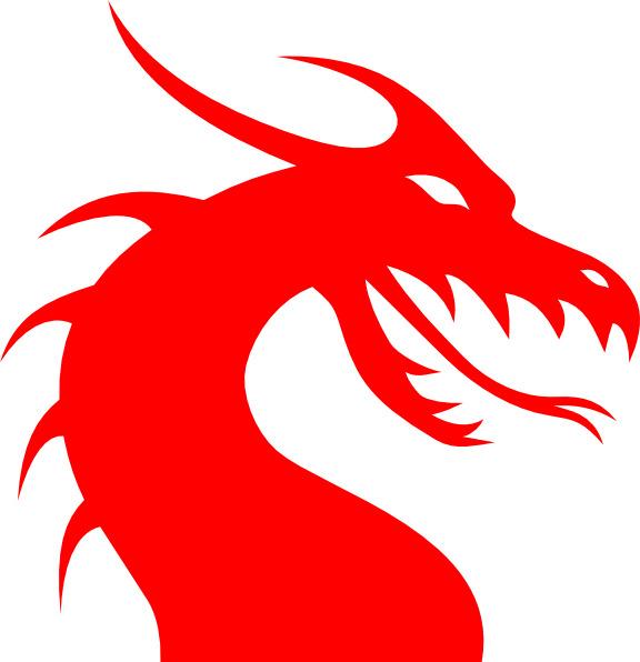 Red Dragon Head png transparent
