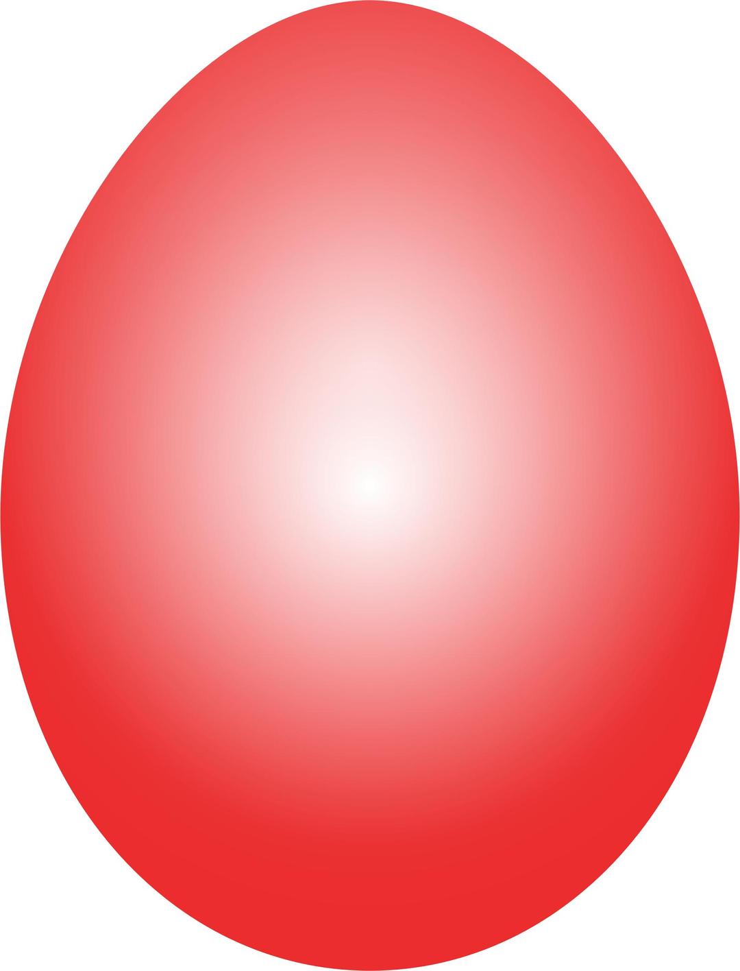 Red Easter Egg png transparent