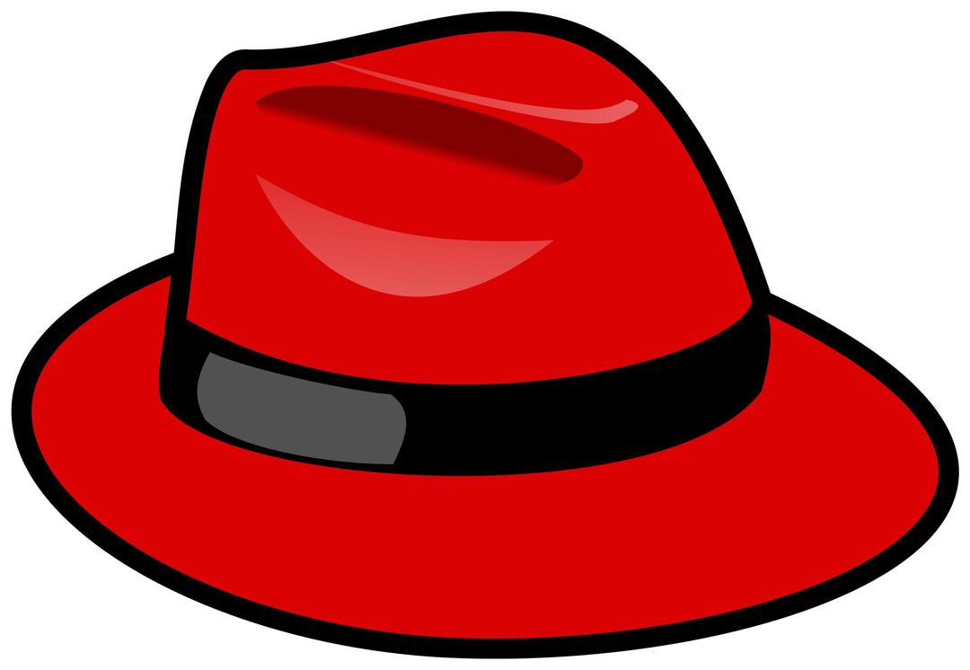 Red Fedora 1 png transparent