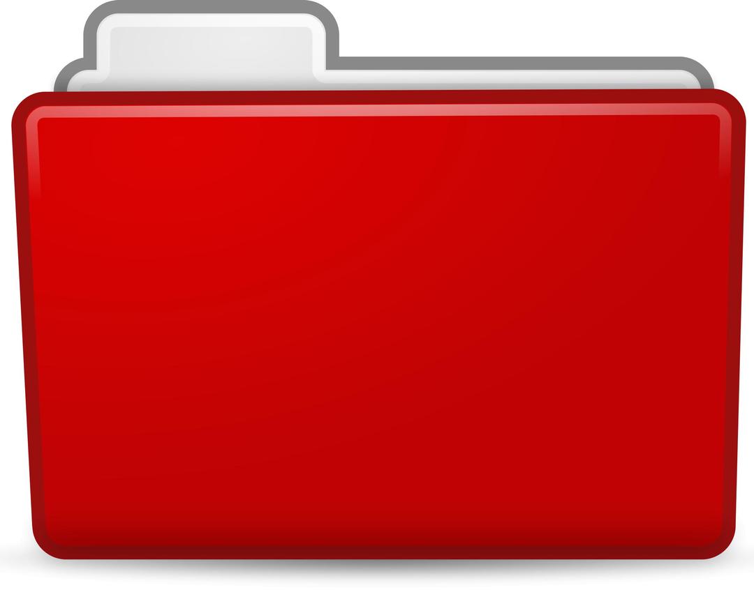 Red Folder Icon png transparent