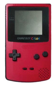 Red Game Boy Color png transparent