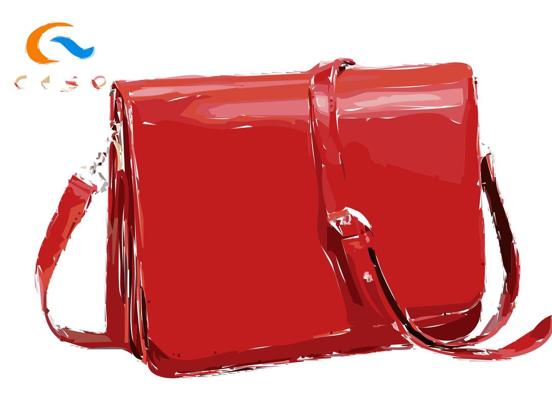 Red handbag png transparent