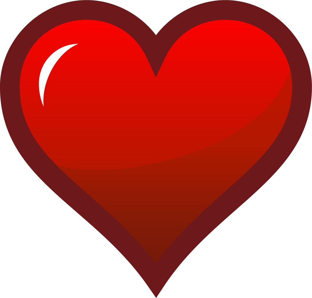 Red Heart Icon png transparent