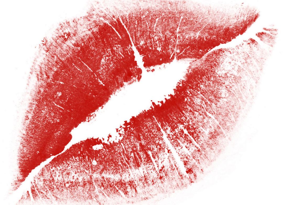 Red Kiss Lips png transparent