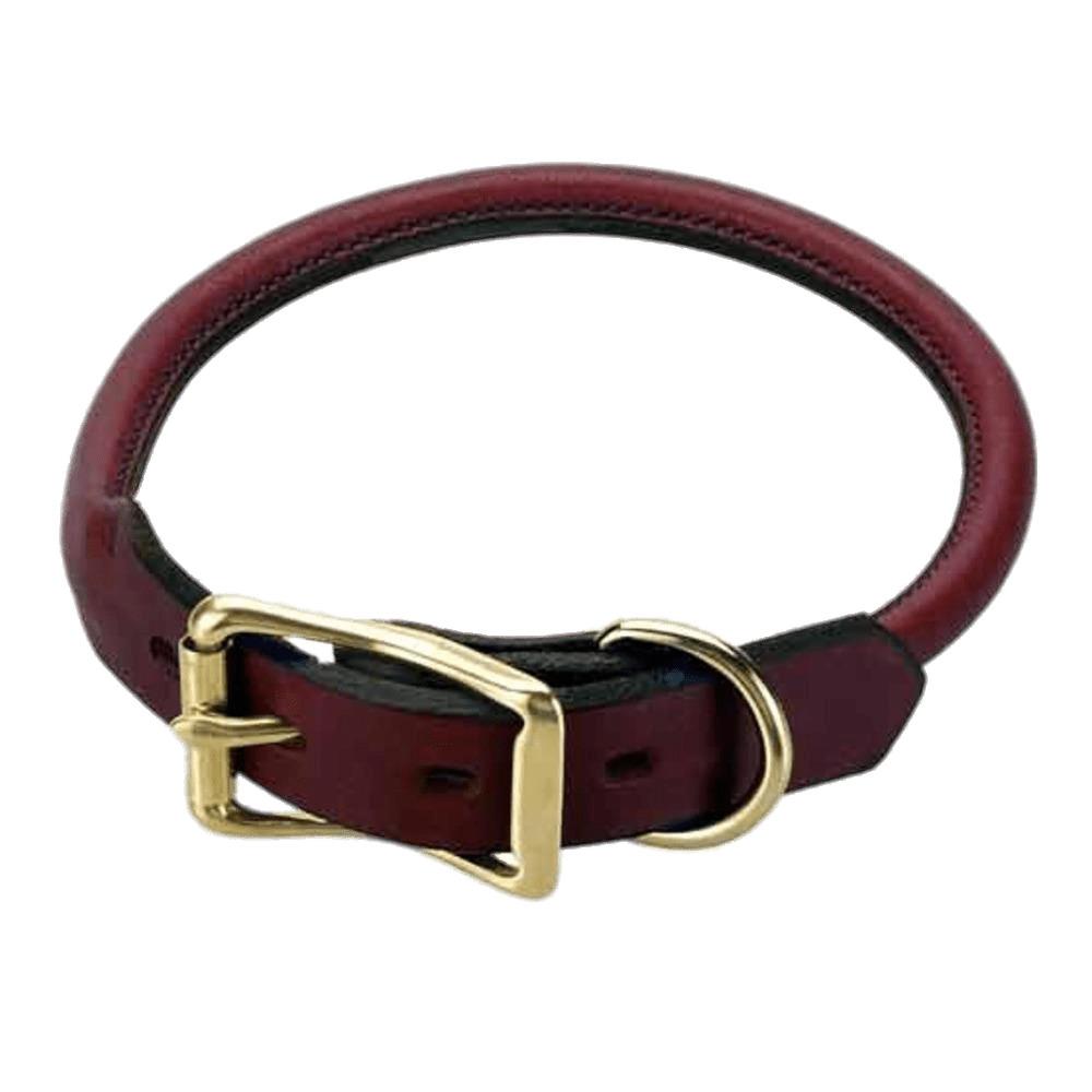 Red Leather Dog Collar png transparent