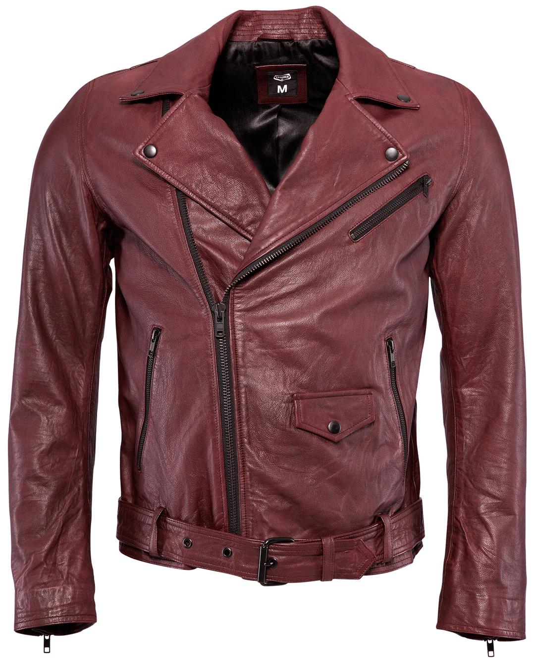 Red Leather Jacket png transparent
