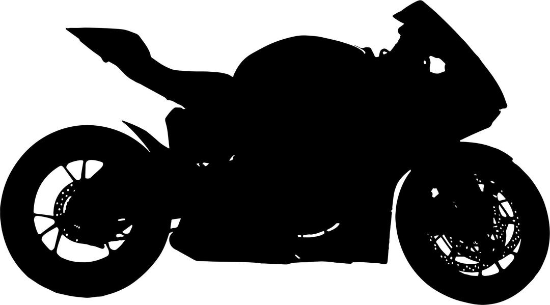Red Motorcycle Silhouette png transparent