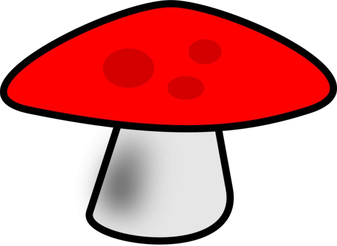 red mushroom png transparent
