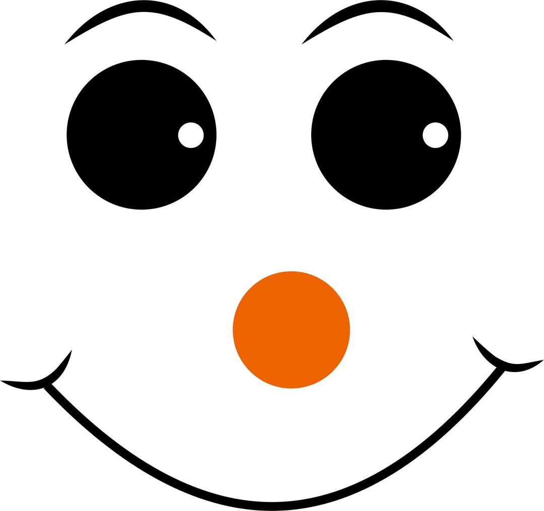 Red Nosed Smiley Face png transparent