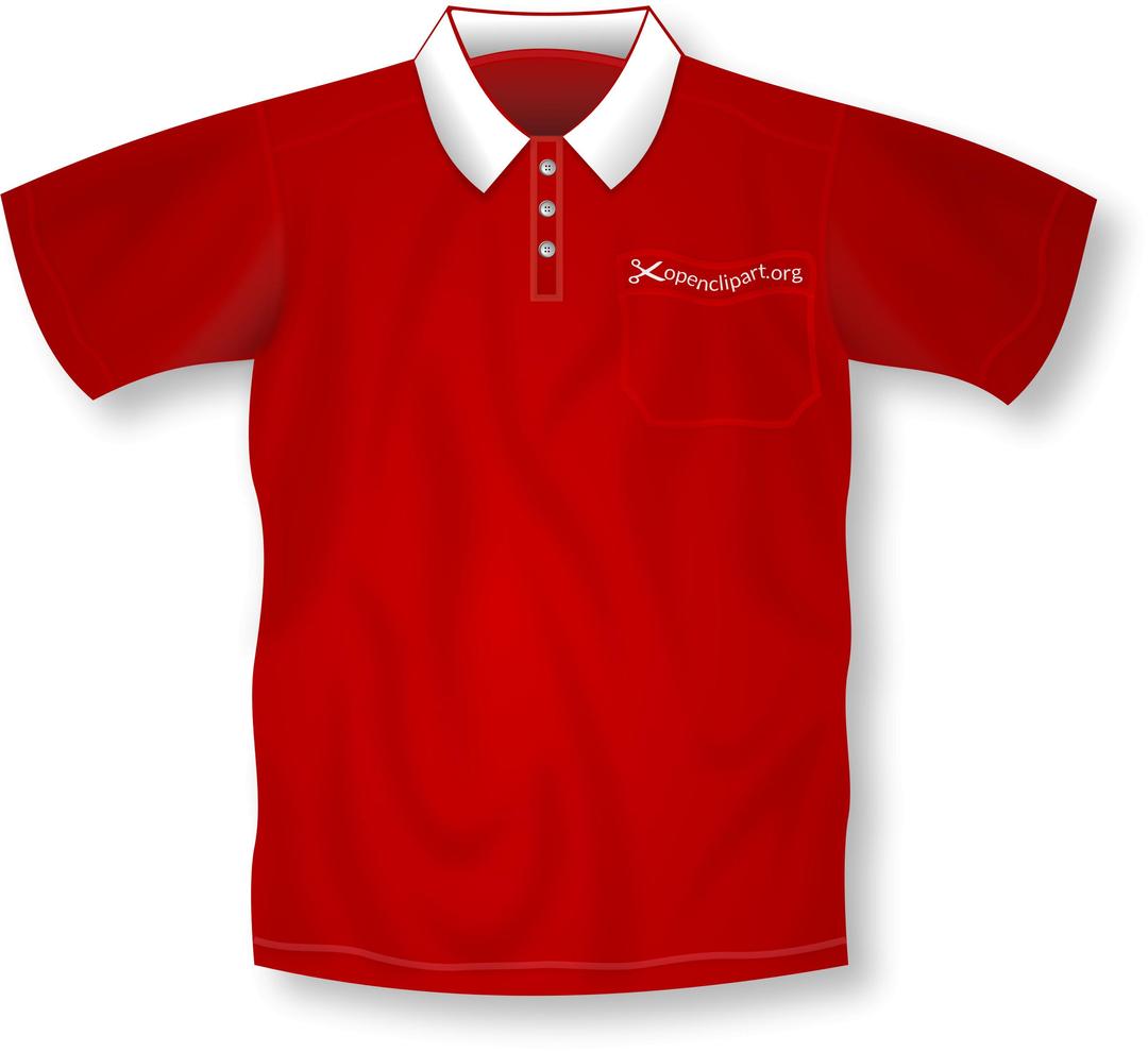 Red Polo Shirt png transparent