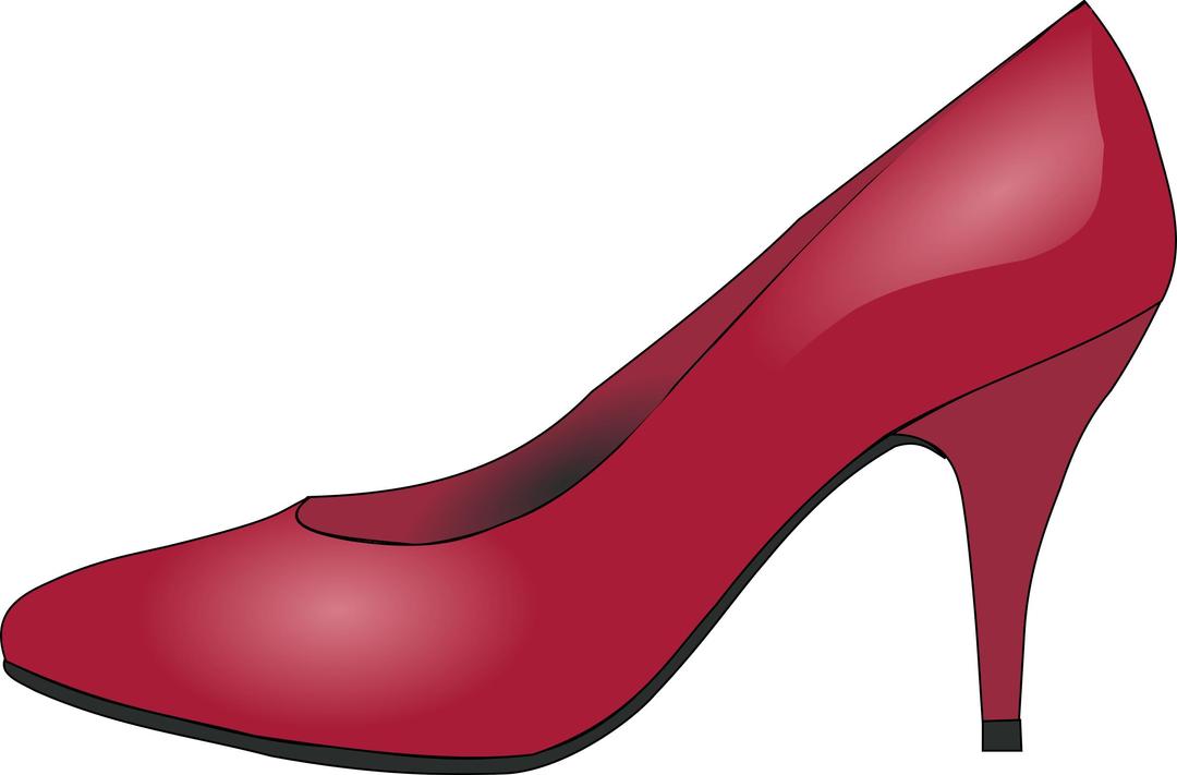 red shoe png transparent
