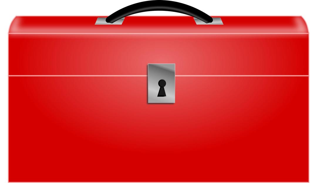 Red Toolbox png transparent