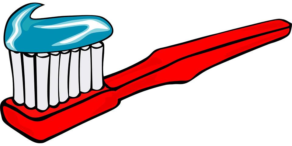 Red Toothbrush Clipart png transparent