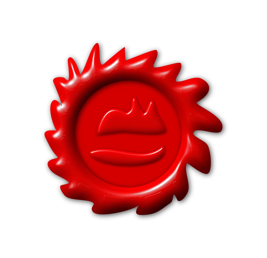 Red Wax Seal png transparent