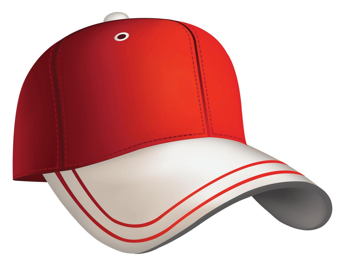 Red White Cap png transparent