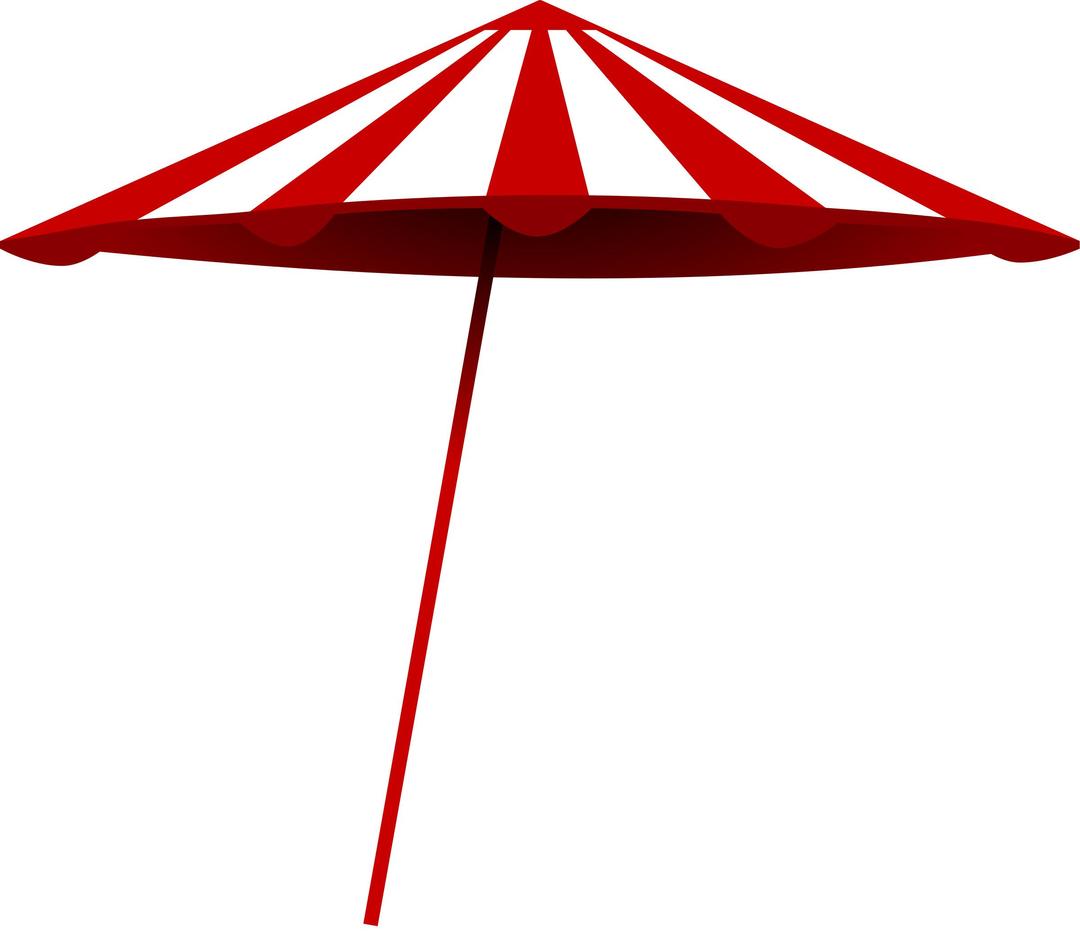 red-white umbrella png transparent