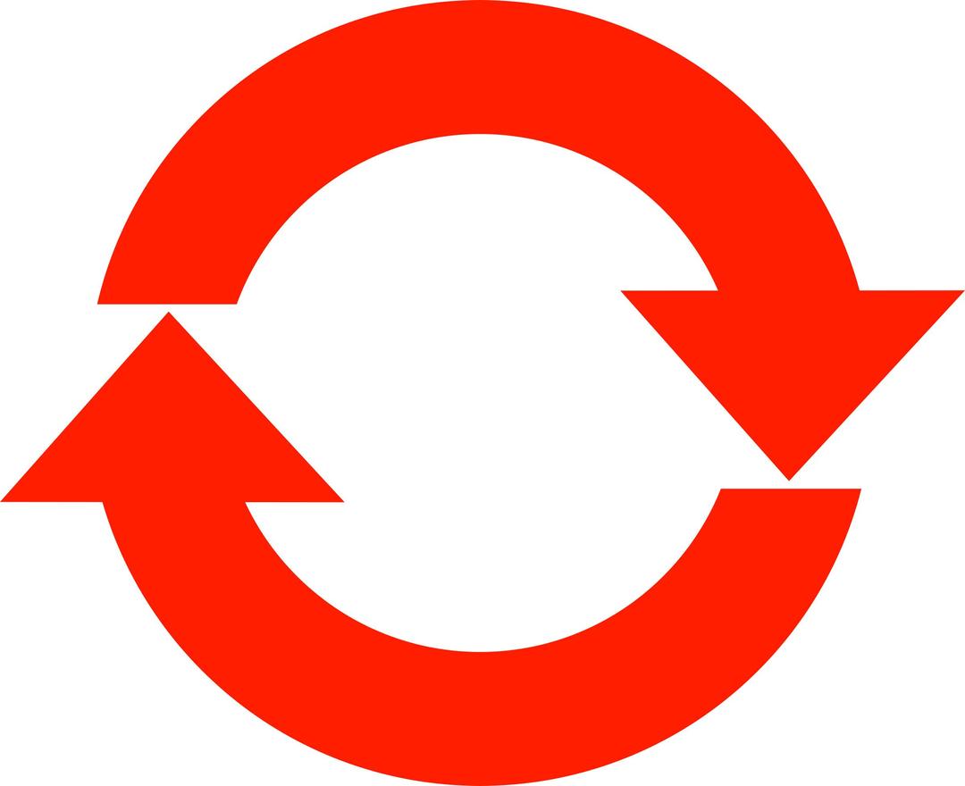 Refresh icon, simple png transparent